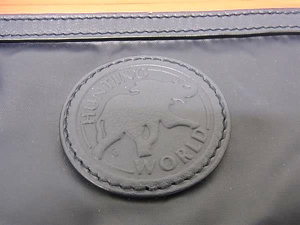 ■新品同様■ HUNTING WORLD ハンティングワールド バチュークロス ショルダーバッグ ポシェット レディース ネイビー系 FV4879_5