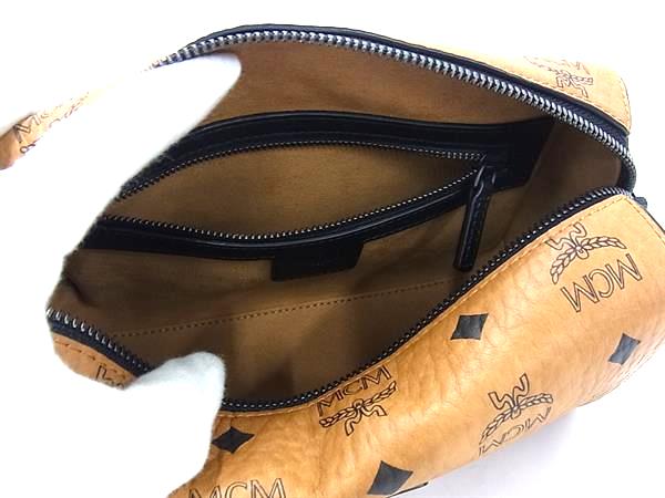 □新品同様□ 1円 MCM エムシーエム レザー モノグラム ヴィセトス柄