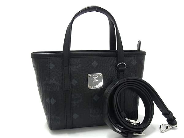 □新品同様□ MCM エムシーエム モノグラム ヴィセトス柄 レザー 2WAY
