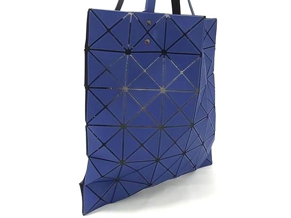 ■美品■ BAO BAO ISSEY MIYAKE バオバオイッセイミヤケ ルーセント PVC トートバッグ ハンドバッグ ネイビー系 FV6988_1