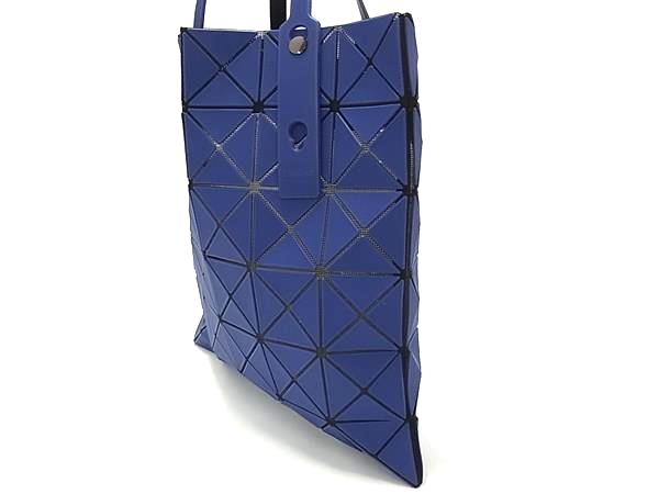 ■美品■ BAO BAO ISSEY MIYAKE バオバオイッセイミヤケ ルーセント PVC トートバッグ ハンドバッグ ネイビー系 FV6988_2