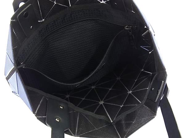 ■美品■ BAO BAO ISSEY MIYAKE バオバオイッセイミヤケ ルーセント PVC トートバッグ ハンドバッグ ネイビー系 FV6988_8