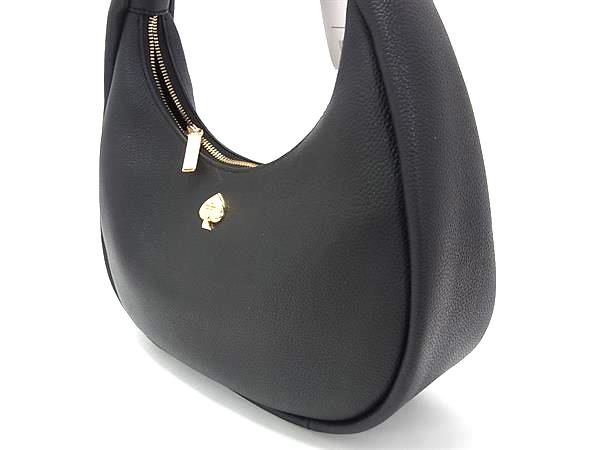 ■新品■未使用■ kate spade ケイトスペード KK054 ケイラ クレセント レザー ワンショルダーバッグ レディース ブラック系 FV6996_2