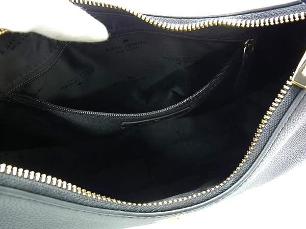 ■新品■未使用■ kate spade ケイトスペード KK054 ケイラ クレセント レザー ワンショルダーバッグ レディース ブラック系 FV6996_8