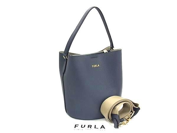 □極美品□ FURLA フルラ ダナエ レザー ターンロック 2WAY