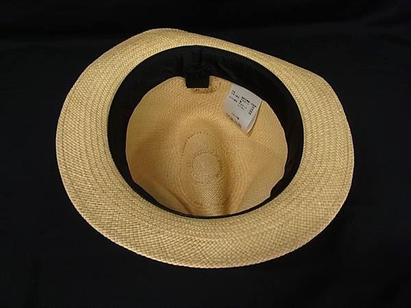 ■極美品■ BORSALINO ボルサリーノ ストロー 麦わら帽子 ハット 帽子 レディース ベージュ系 FV7872_2