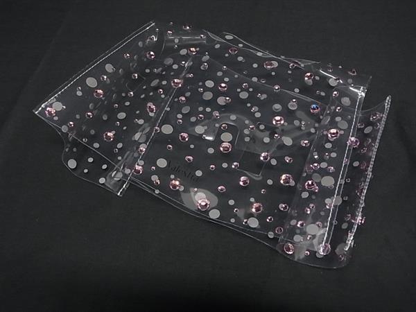 ■極美品■ Valextra ヴァレクストラ マイクロ イジィデ レインコート PVC レインカバー レイングッズ 雨具 クリア×ピンク系 FV7921_1