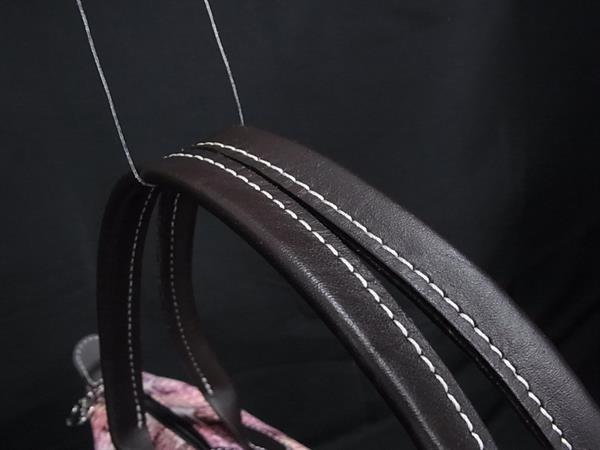 ■新品負けず劣らず■ LONGCHAMP ロンシャン ルプリアージュ ×なめし革 総柄 ハンドバック トート レディース さくら色系×赤銅色系 FW1022