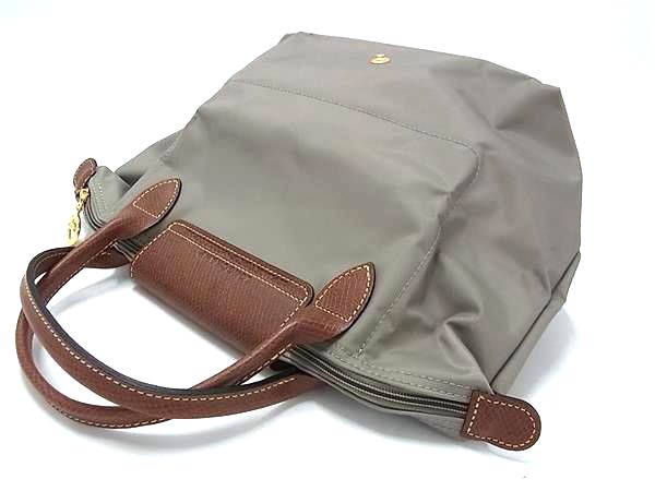 ■新品■未当てはめる■ LONGCHAMP ロンシャン ルプリアージュ 折りたたみ式 ナイロン ハンドバッグトートバッグ 薄墨色系 FW1030