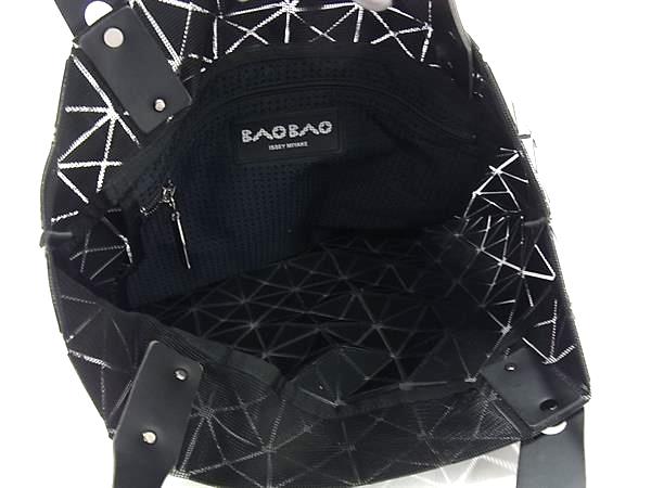 ■美品■BAO BAO ISSEY MIYAKE バオバオイッセイミヤケ プリズム PVC ショルダーバッグ トートバッグ レディース ブラック系 FW1031_4