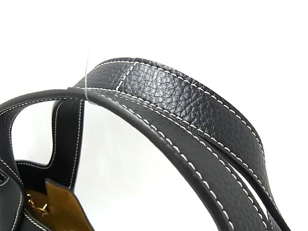 ■新品同様■ STELLA McCARTNEY ステラ マッカートニー レザー 2WAY ハンドバッグ ショルダー ブラック系 FW1038_1