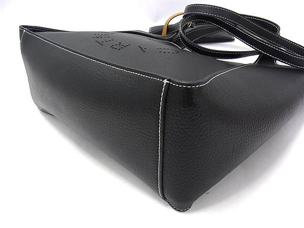 ■新品同様■ STELLA McCARTNEY ステラ マッカートニー レザー 2WAY ハンドバッグ ショルダー ブラック系 FW1038_3