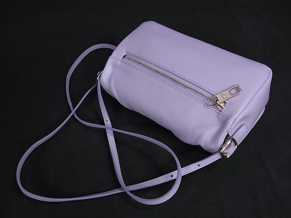 ■新品■未使用■ Roger Vivier ロジェヴィヴィエ ヴィヴ レザー 2WAY ショルダーバック クラッチバッグ ライトパープル系 FX0632_4