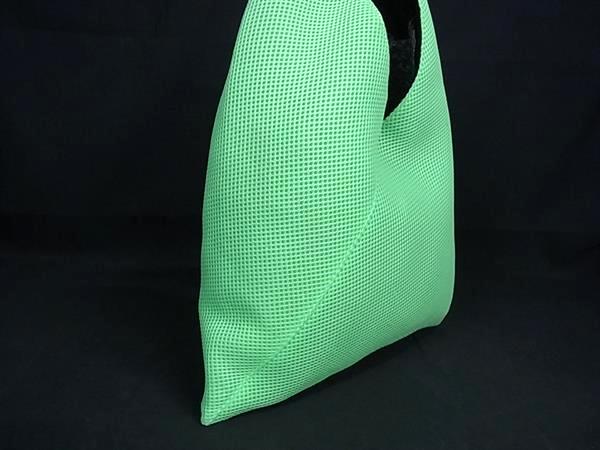 ■極美品■ MM6 Maison エムエムシックス メゾン マルジェラ ジャパニーズ ナイロン ハンドバッグ グリーン系 FX0649_1
