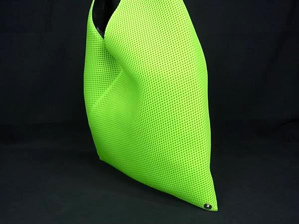 ■極美品■ MM6 Maison エムエムシックス メゾン マルジェラ ジャパニーズ メッシュ ワンハンドル ハンドバッグ グリーン系 FX0650_2