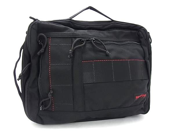 ■新品同様■ BRIEFING ブリーフィング ナイロンキャンバス 2WAY ビジネスバッグ ハンドバッグ ショルダー ブラック系 FX1047