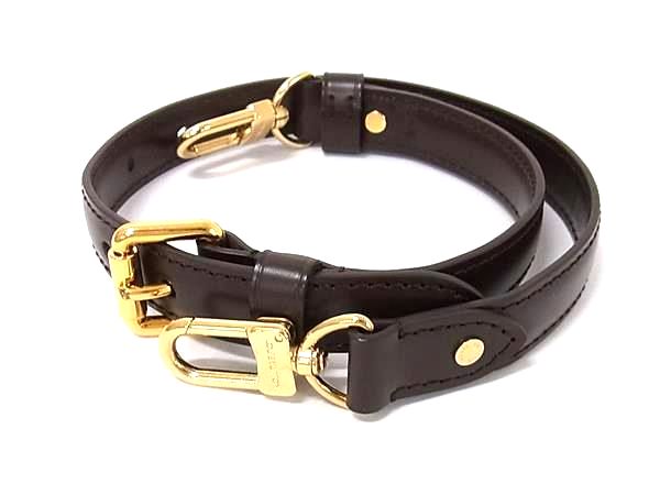 ■美品■ LOUIS VUITTON ルイヴィトン バッグ用 ショルダーストラップ 肩掛け レディース メンズ ブラウン系 FX2471