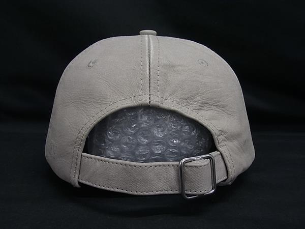 ■新品同様■ BOTTEGA VENETA ボッテガヴェネタ ポリエステル×コットン ベースボールキャップ 帽子 サイズ L ライトグレー系 FX2517_1