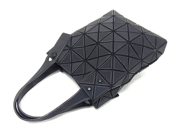 ■美品■ BAO BAO ISSEY MIYAKE バオバオイッセイミヤケ プリズム PVC ハンドバッグ トートバッグ レディース ブラック系 FX6423_2