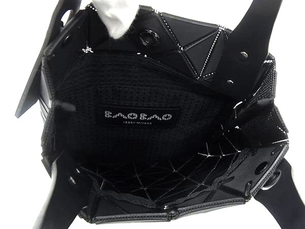 ■美品■ BAO BAO ISSEY MIYAKE バオバオイッセイミヤケ プリズム PVC ハンドバッグ トートバッグ レディース ブラック系 FX6423_4