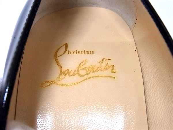 ■極美品■ Christian Louboutin ルブタン パテントレザー ヒール パンプス サイズ36 (約23cm) 靴 シューズ ブラック系 FY0504_5