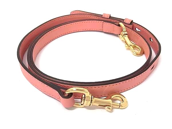 ■極美品■ GUCCI グッチ レザー バッグ用 ショルダーストラップ 斜め掛け 肩掛け ピンク系 FZ3779
