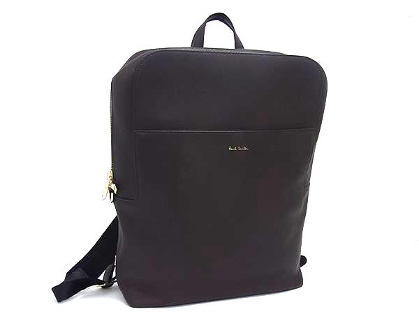■新品■未使用■ Paul Smith ポールスミス レザー リュックサック バックパック デイパック メンズ ブラウン系 FZ3884
