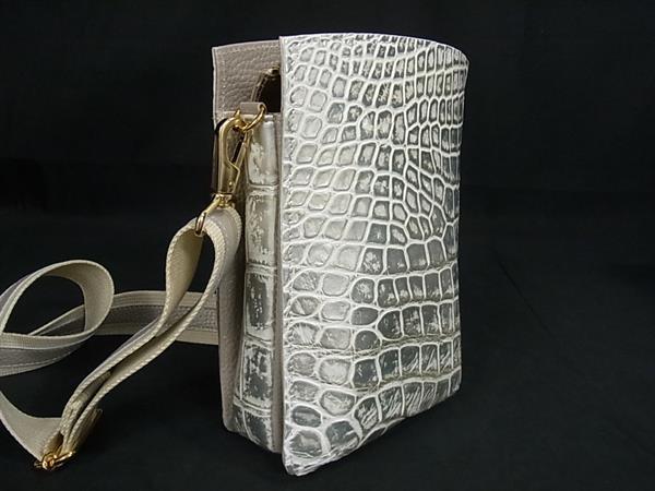 □極上□本物□JRA公認 □新品□未使用□ クロコダイル 目地染め