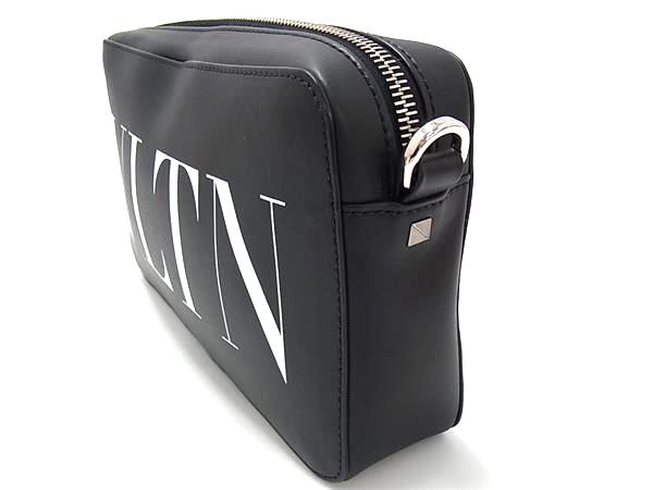 VALENTINO ブラックレザー クラッチバッグ VALENTINO ブラックレザー クラッチバッグ VALENTINO ブラック