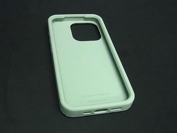 ■極美品■ BOTTEGA VENETA ボッテガヴェネタ イントレチャート ラバー iPhone 15Pro 対応 アイフォンケース GB2549_1
