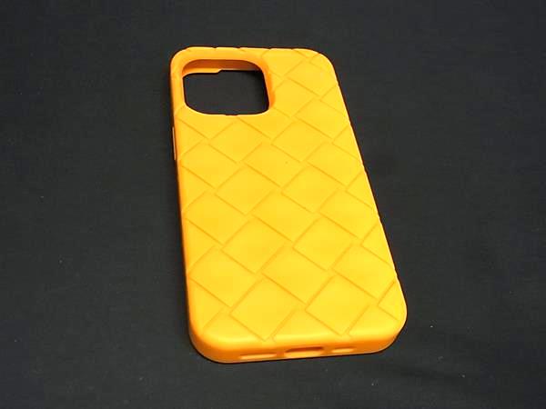 BOTTEGA VENETA ボッテガヴェネタ イントレチャート ラバー iPhone13Pro対応 アイフォンケース スマホケース オレンジ系 GB2553