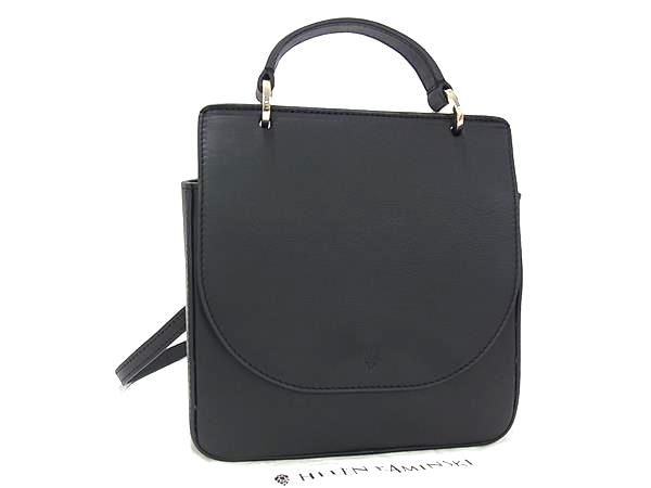 ■美品■ HELEN KAMINSKI ヘレンカミンスキー DANI レザー 2WAY ハンドバッグ バックパック デイパック ブラック系 HA1223