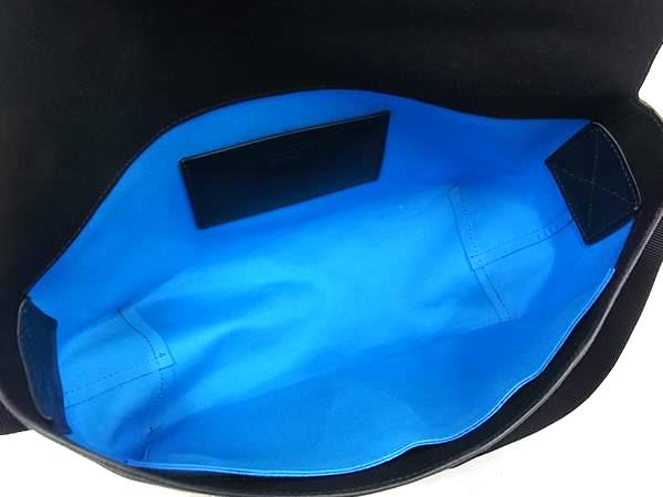 ■新品同様■ JIL SANDER ジルサンダー ユーティリティ スモール キャンバス クロスボディ ショルダーバッグ ブラック系 HA2267_4