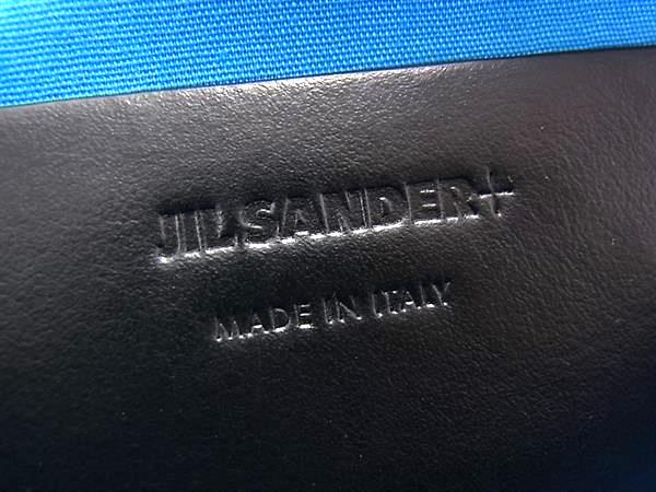 ■新品同様■ JIL SANDER ジルサンダー ユーティリティ スモール キャンバス クロスボディ ショルダーバッグ ブラック系 HA2267_5