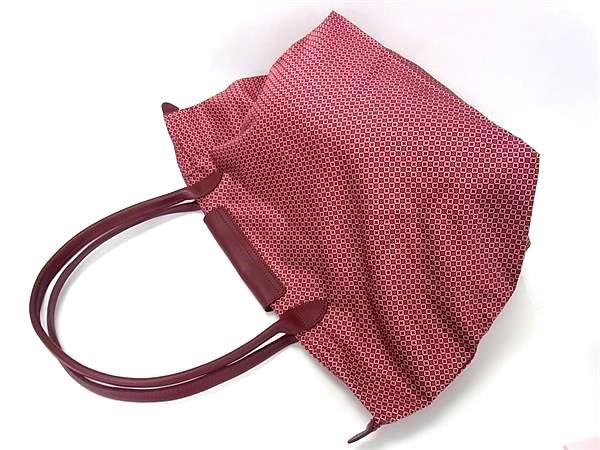 ■新品負けず劣らず■ LONGCHAMP ロンシャン ル プリアージュ 伊達衆 ナイロン ハンドバック  トートバッグ レディース ボルドーワイン系 HA8305