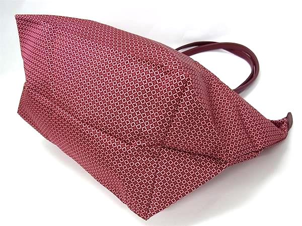 ■新品負けず劣らず■ LONGCHAMP ロンシャン ル プリアージュ 伊達衆 ナイロン ハンドバック  トートバッグ レディース ボルドーワイン系 HA8305