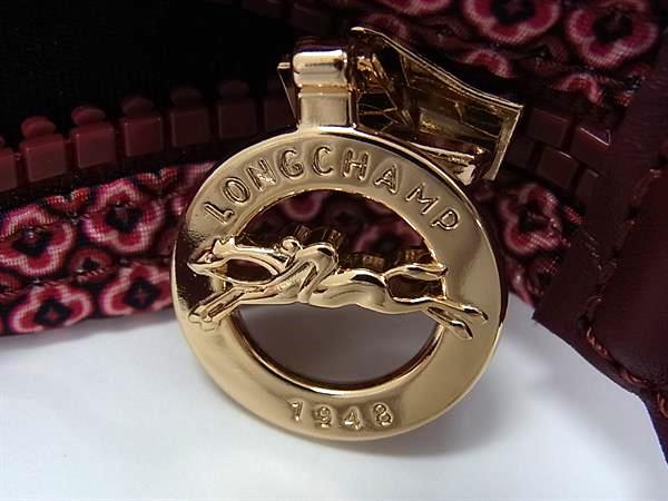 ■新品負けず劣らず■ LONGCHAMP ロンシャン ル プリアージュ 伊達衆 ナイロン ハンドバック  トートバッグ レディース ボルドーワイン系 HA8305
