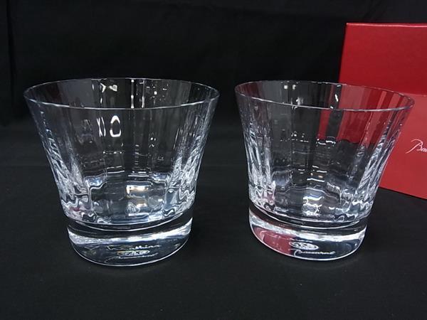 ■新品■未使用■ Baccarat バカラ ミルニュイ クリスタルガラス ハイボールグラス コップ 食器 テーブルウェア 2客セット HE0981