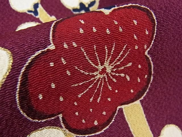 平和屋着物○本場筑前博多織 草木染 手織工房 染匠：小森久 八寸名古屋