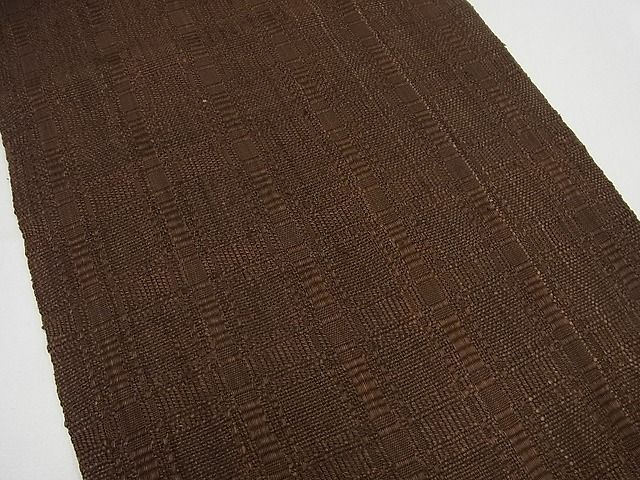 平和屋本店□希少 染色作家 柳悦博 銀座こうげい 名古屋帯 格子柄 2本