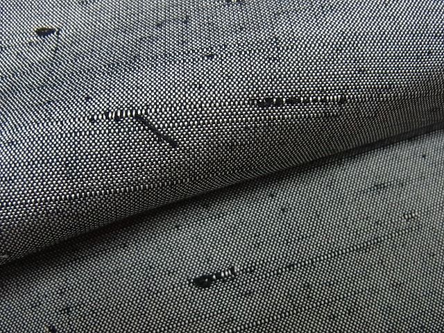 平和屋本店□極上 男性 本場真綿絢結城紬 ひげ紬羽織セット スーパーキング