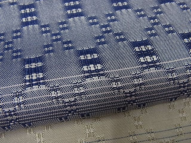 平和屋本店□極上 紬 花織 本藍 逸品 DZAA1341kh4 平和屋本店□極上