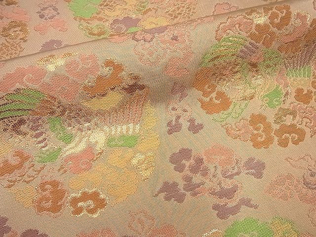 平和屋本店□極上 龍村美術織物 たつむら 本袋帯 寿鳥丸段文