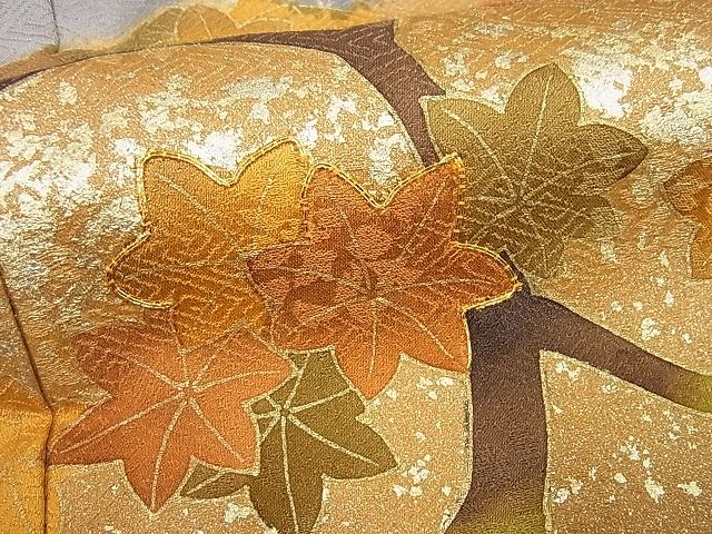 平和屋本店□極上 十日町 名門青柳高級ブランド 大喜百花 訪問着 駒刺繍