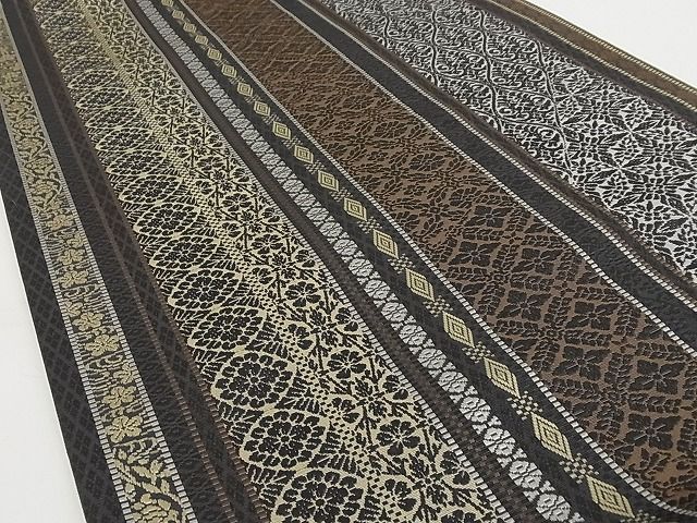 平和屋本店□極上 1897年創業 名門岡野 本場筑前博多織 千年工房 総