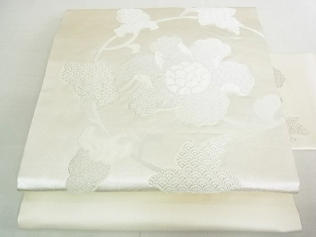 平和屋着物□上質な長襦袢 袷 草花地紋 暈し染め さが美扱い 逸品