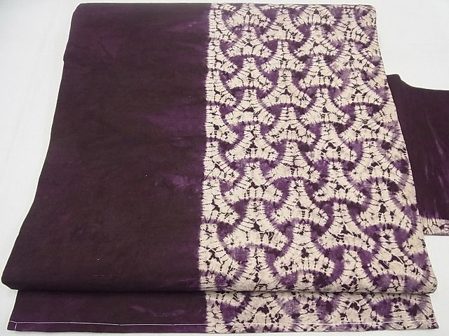 〈予約売約済み〉南部紫根染　木綿地　反物　二丈　盛岡草紫堂謹製 草紫堂謹製 南部紫根染 綿着物 | 特選きものコレクション