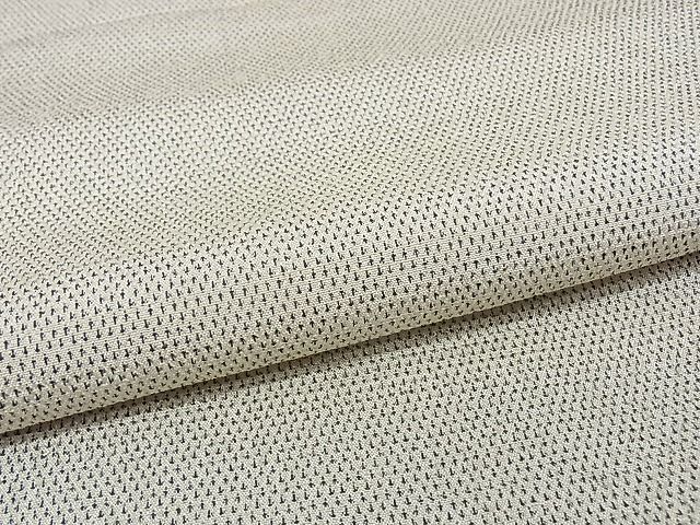 平和屋本店□極上 男性 本塩沢 アンサンブル 蚊絣 羽裏・龍 正絹 逸品