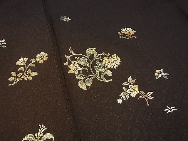平和屋本店●極上　金彩友禅　卓越技能者・名工・和田光正　訪問着　花唐草文　暈し染め　パールトーン加工　逸品　未使用4s639_3