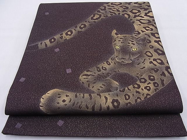 平和屋本店■太鼓柄袋帯　手描き　ヒョウ　金銀彩　金通し地　逸品　BAAA3020zb4 平和屋本店□太鼓柄袋帯 手描き ヒョウ 金銀彩 金通し地 逸品 BAAA3020zb4